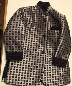 Boys Pajama Jacket Wedding Party Wear Indian Boys Size 1 Zeal Brown - Picture 1 of 20