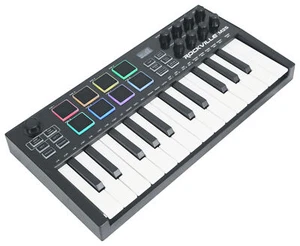 Rockville M25 BLACK 25 Key USB Wireless MIDI Keyboard Controller With Bluetooth - Picture 1 of 11