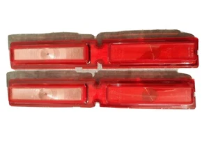 1966 CHEVROLET BELAIR, BISCAYNE STOP & TAIL LENSES W/ CLEAR BACK UP NORS - Bild 1 von 6