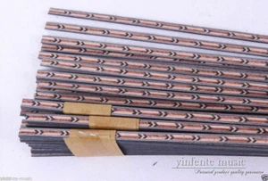 Guitarra 25 Tiras Luthier Purfling Rayas Encuadernación Marquetería Incrustación 640x5x1mm #69Y - Imagen 1 de 3
