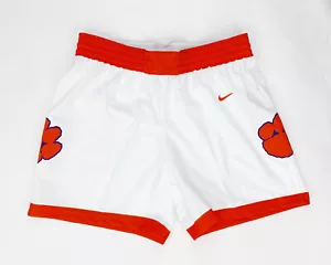 Nike Digital Clemson Tigers Champ Basketball Short Women's M White Orange DC2358 - Picture 1 of 2