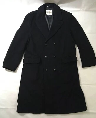 Vintage Mens Navy Blue Fox Knapp Trench Coat Size 42 Union Made In The USA! - Image 1 of 4