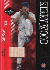 2003 Leaf Limited Timber Chicago Cubs Baseball Card #66 Kerry Wood H /25