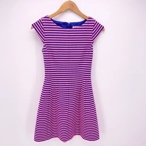 Lilly Pulitzer Women's XS Pink Briella Ottoman Stripe Dress 65107 E4 - Picture 1 of 6
