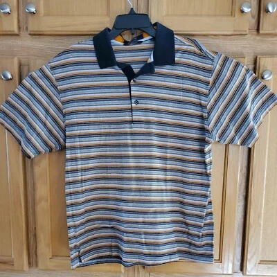 Camisa polo de golf Callaway Collection para hombre años 80 dos capas mercerizada 100 % algodón S7 Foto 1 de 4