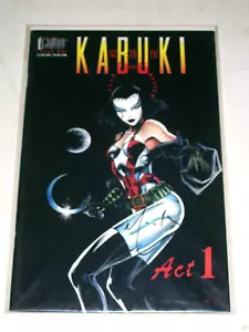 Kabuki Act 1 #1 VF Caliber 1994 1st Kabuki Signed by David Mack - Picture 1 of 2