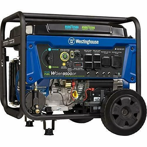Westinghouse WGen9500DF Dual Fuel Gas Powered Generator