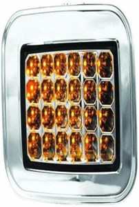 LEDC-348C 2003-2008 Hummer H2 Compatibile LED Segnali di Parcheggio Anteriori Cristallo Trasparente - - Foto 1 di 3