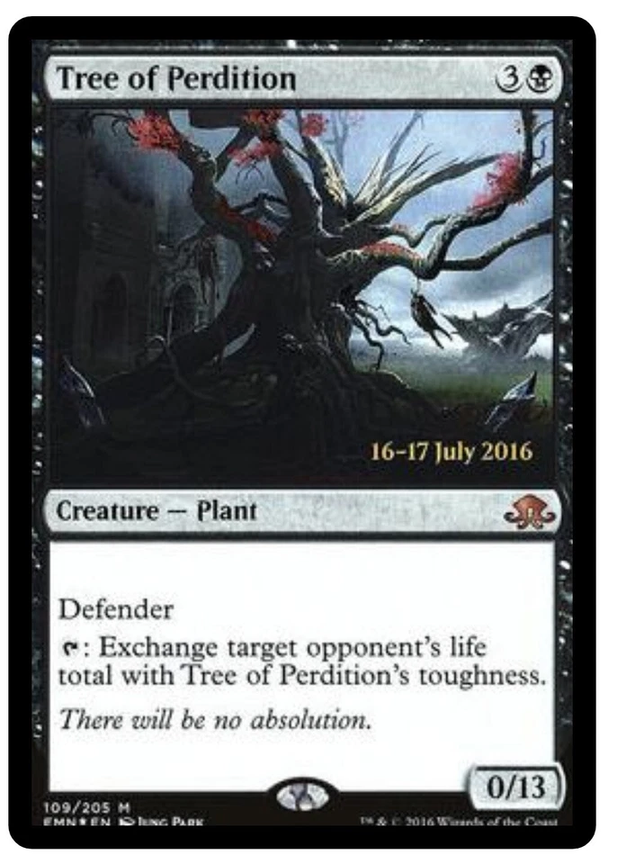 MTG - Tree of Perdition - Foil - Prerelease Promo Light Play to NM MTG Magic The - Image 1 of 1