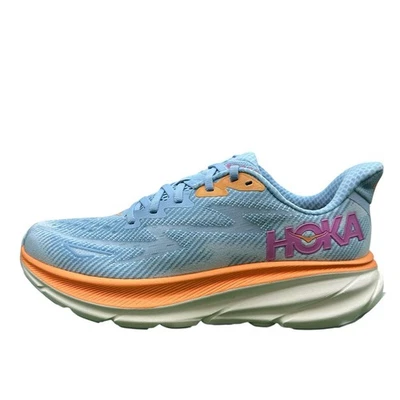 Mujer 7.5 - Hoka Hoka One Clifton 9 Zapatos Tenis para Correr Azul 1127896 ABIW Foto 1 de 4