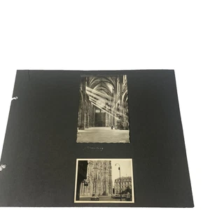 Vintage Strasbourg Cathedral France Scrapbook Photos Lot 4 B&W Architecture - Picture 1 of 12