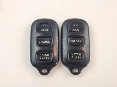 ORIGINAL LOT  OF 2 TOYOTA MATRIX 02-08 OEM KEY LESS REMOTE FOB HATCH GLASS - Image 1 of 4