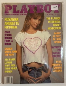 Playboy Magazine September 1990 Vintage Adult Collectors Issue w/ Centerfold - Picture 1 of 2
