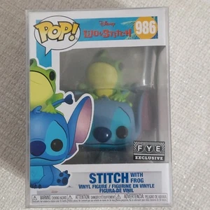 Funko Pop! Disney Lilo & Stitch Stitch with Frog #986 FYE Exclusive - Picture 1 of 7