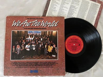 USA For Africa – We Are The World LP (VG+) [US Press] COLUMBIA - Imagem 1 de 4