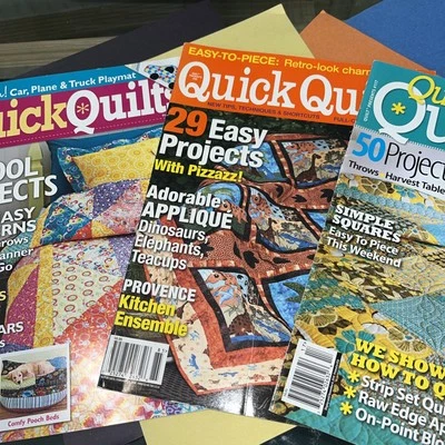 Quick Quilts Magazine, Lot Of Three, 2-2010 , 1 From 2008 - Image 1 of 4