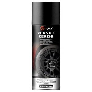 VERNICE SPRAY CERCHI LEGA NERO OPACO BOMBOLETTA 400ML ANTIGRAFFIO BICOMPONENTE - Foto 1 di 9