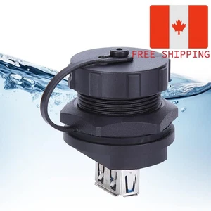 PA66 Insulated USB3.0 Dual Female Connector Dustproof & Flame Retardant - Photo 1 sur 11
