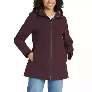 NWT Pendleton Women's Tape Seam Hooded Rain Jacket Purple Size XL $200 9D007 - Picture 1 of 2