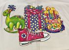 Vtg. Coloriginals Inc. Kid Party Animal Birthday Shoe Cardboard Hanging Sign USA