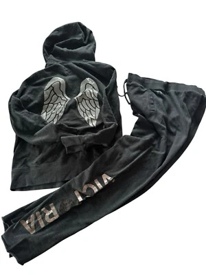 Vintage Victoria’s Secret Tracksuit Sequins Angel Wings Hoodie Pant Small Medium - Image 1 of 4