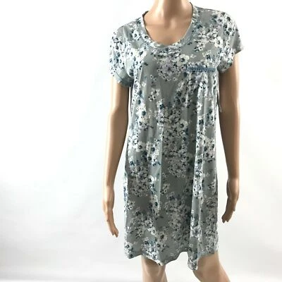 Camisa de dormir Simply Styled By Sears F2 para mujer vestido de noche cuello en V manga corta talla M Foto 1 de 4