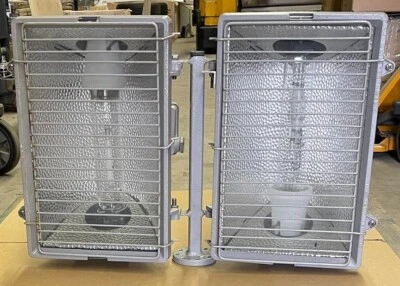 gebrachter Doppel Strahler  Feuerwehr 2 X 1000  Watt Großer Flutlichtstrahler - Bild 1 von 4