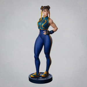 Chun-Li, Street Fighter, Resin Model Kit Painted 3d Printed GK Statue Figure - Picture 1 of 9