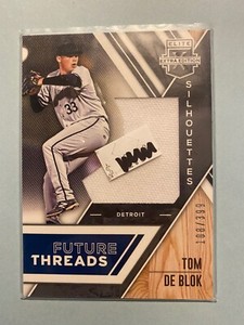 A35,767 - 2017 Elite Extra Future Threads Silhouettes #20 Tom De Blok Jersey/399