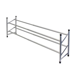 2 Ebenen Schuhregal Ständer Kompakt Platzsparend Aufbewahrung Tragbar Organizer Regal - Bild 1 von 7