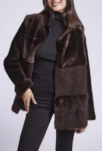 shearling coat - Picture 1 of 4
