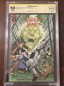 STABBITY BUNNY #2 2/18 CBCS 9.8 ECCC 2018 EXCLUSIVE SS RICHARD RIVERA. 1 of 250! - Picture 1 of 4