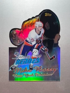 1999-00 TOPPS STANLEY CUP HEROES REFRACTOR MIKE BOSSY #SC2 NY ISLANDERS HOF - Picture 1 of 2