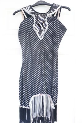 UK Charleston Style Dress Ladies Size 10 Curtain Call Brand - Image 1 of 4