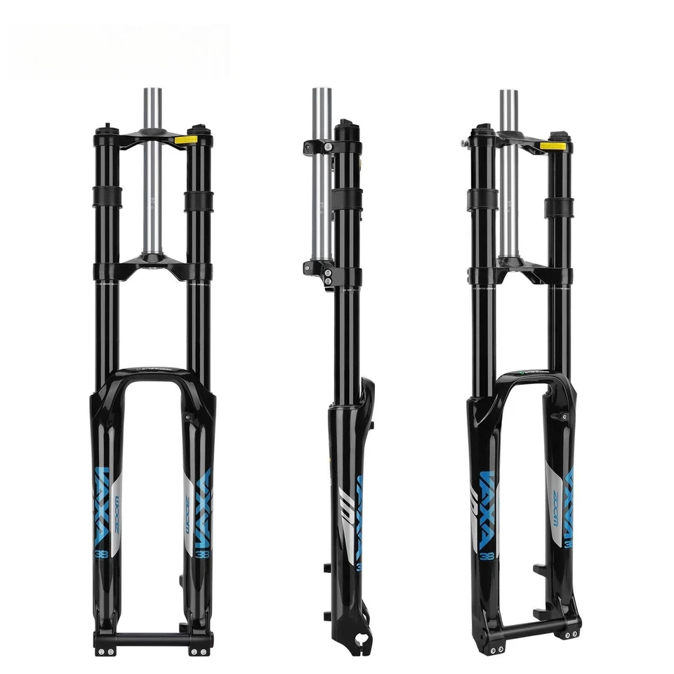 Downhill Bike Front Fork Aluminum Alloy 170mm Travel MTB Bicycle Suspension Fork - Image 1 of 4