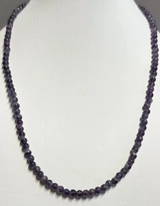 Sterling Silber Nicky Butler Amethyst Perlen Halskette (12,17 g, 4,3 mm, 20 1/4") - Bild 1 von 4
