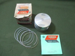 YAMAHA TT500 XT500 SR500 PISTON & RINGS NOS 583-11610-02 583-11631-01-96 - Picture 1 of 5