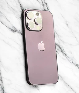 Apple iPhone 14 Pro (Unlocked) 256GB -Purple, 6.1in OLED *100% Battery Capacity* - Picture 1 of 13