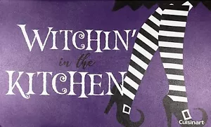CUISINART Halloween Anti Fatigue Kitchen Mat Rug 18x30 Witchin’ in the Kitchen - Picture 1 of 4