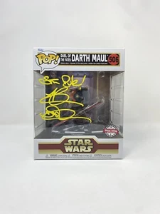 Funko POP! Star Wars Duel of the Fates Darth Maul #506 Amazon Exclusive- Signed - Picture 1 of 7