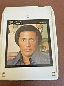 8 Track Tape PAUL ANKA - FEELINGS - Imagen 1 de 3