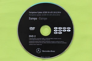 DVD NAVIGATION MERCEDES-BENZ AUDIO 50 APS DEUTSCHLAND 2016 A B E GL M R NTG 2.5 - Bild 1 von 2