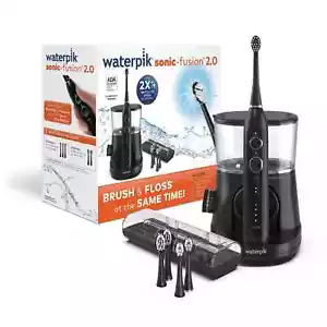 Waterpik Sonic-Fusion 2.0 Flossing Electric Toothbrush Set, 5 Brushes, SEALED - Picture 1 of 1