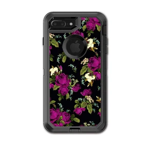 Skin Decal for Otterbox Defender iPhone 7 PLUS Case / Rose Floral Trendy