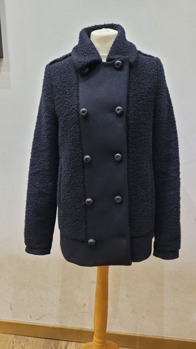 Bottega Veneta Cappotto Giaccone teddy nero wool coat black lana cashmere 42 it