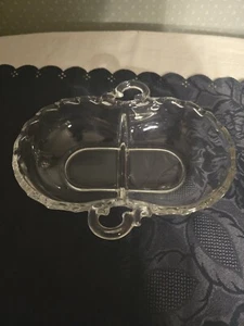 FOSTORIA Century Glass - Divided Relish Dish 7 1/2" Vintage - Picture 1 of 4