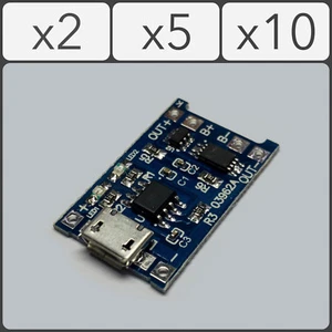 TP4056 Micro USB 5V 1A 18650 Battery Charger Module Dual Function Protection - Picture 1 of 2