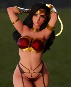 Wonder Woman - Model Kit Unpainted 3d Print GK Statue - Picture 1 of 18