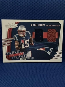 N’KEAL HARRY 2020 Panini Absolute Tools of the Trade Double /99 #TTD-24 PATRIOTS - Picture 1 of 3