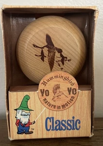 Vtg Hummingbird Nature In Motion Yo You Wood Toy 1987 NIB - Picture 1 of 4
